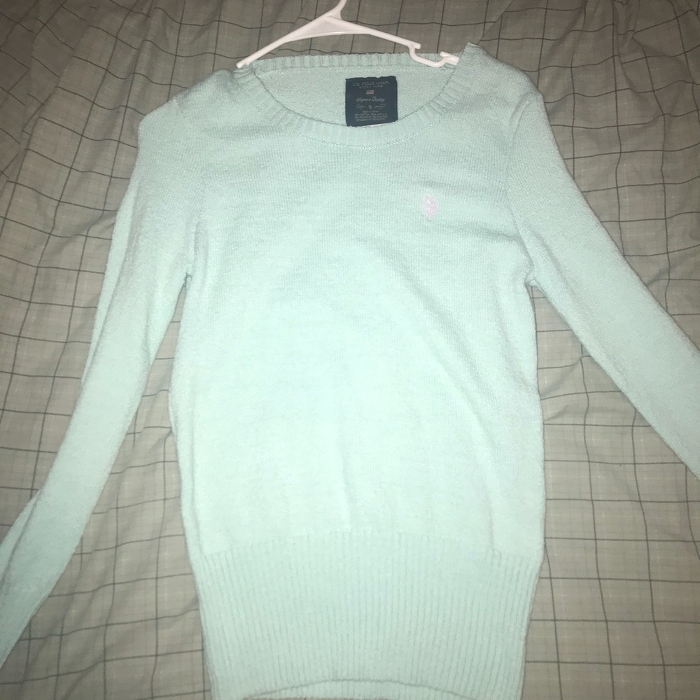 US polo sweater size small